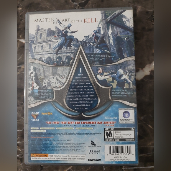 Assassin's Creed Platinum Hits Edition (Microsoft Xbox 360, 2007) Video Game - Picture 3 of 6